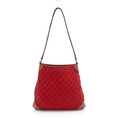 Gucci GG Canvas Shoulder Bag (SHF-zFLqxt)