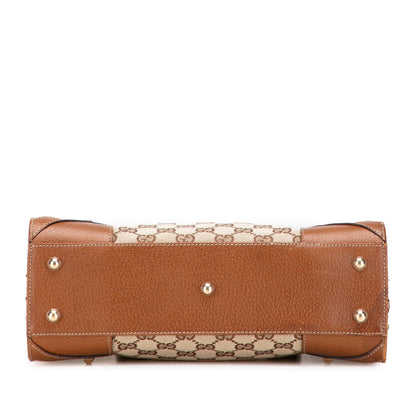 Gucci GG Canvas Nailhead Handbag