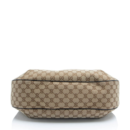 Gucci GG Canvas New Web Large Hobo (SHF-KEb6Ji)