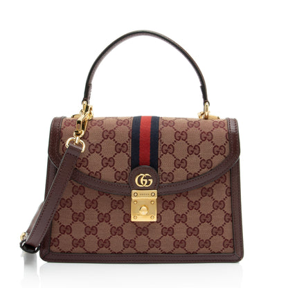 Gucci GG Canvas Ophidia Small Top Handle