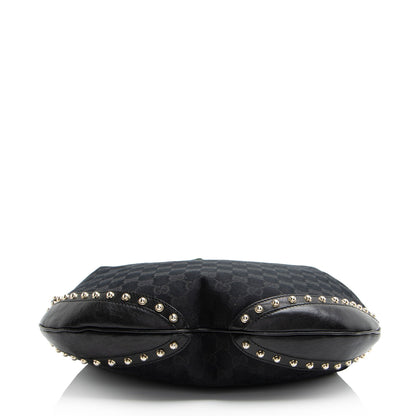 Gucci GG Canvas Studded Pelham Medium Messenger