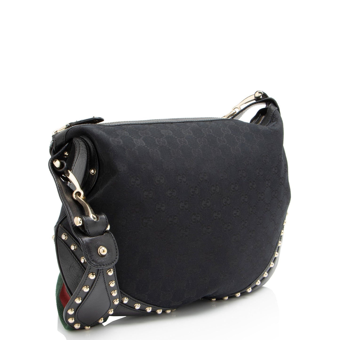 Gucci GG Canvas Studded Pelham Medium Messenger