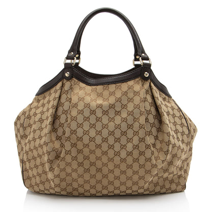 Gucci GG Canvas Sukey Large Tote (SHF-TIeYNz)