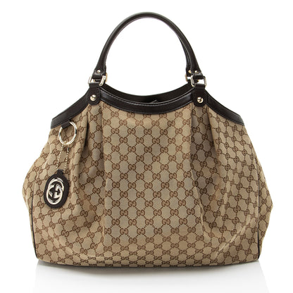 Gucci GG Canvas Sukey Large Tote