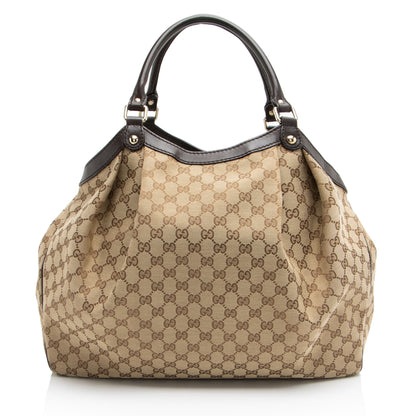Gucci GG Canvas Sukey Large Tote