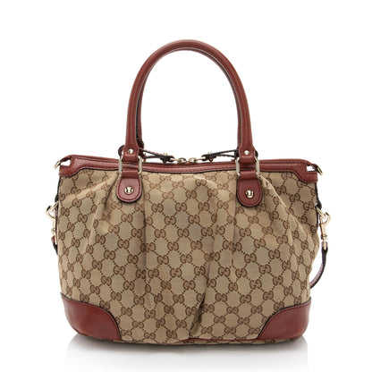Gucci GG Canvas Sukey Medium Satchel (SHF-GRazNn)