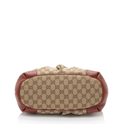 Gucci GG Canvas Sukey Medium Satchel (SHF-GRazNn)