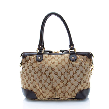 Gucci GG Canvas Sukey Medium Satchel