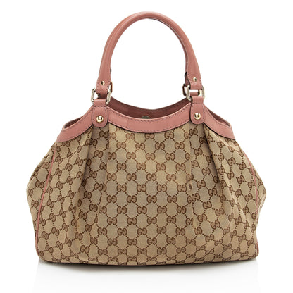 Gucci GG Canvas Sukey Medium Tote (SHF-3dmy1R)