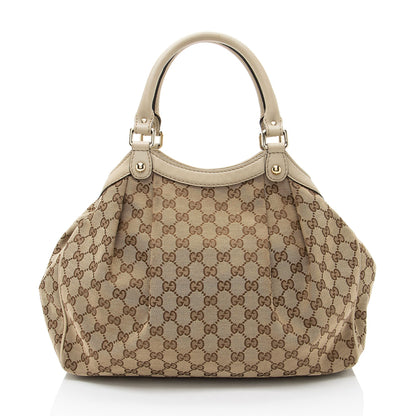 Gucci GG Canvas Sukey Medium Tote