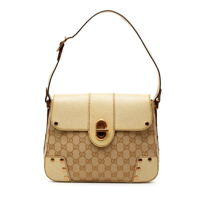 Gucci GG Canvas Turnlock Shoulder Bag