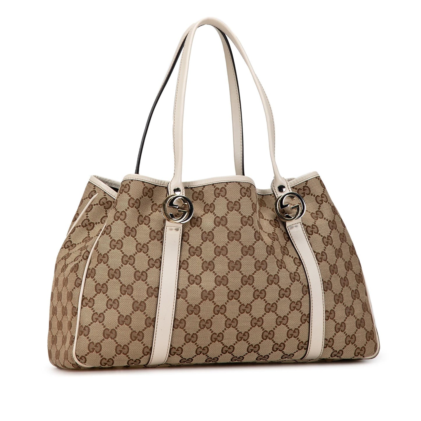 Gucci GG Canvas Twins Tote (SHG-Tw8Kwa)