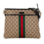 Gucci GG Canvas Web Crossbody Bag (SHG-I38dSw)