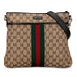 Gucci GG Canvas Web Crossbody Bag (SHG-p1ytZD)