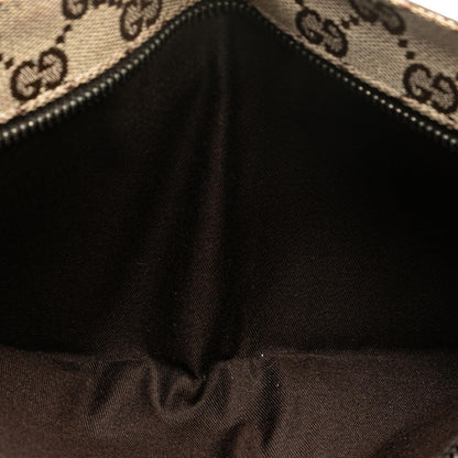 Gucci GG Canvas Web Double Pocket Belt Bag (SHG-o3rVa1)