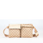 Gucci GG Canvas Web Double Pocket Belt Bag