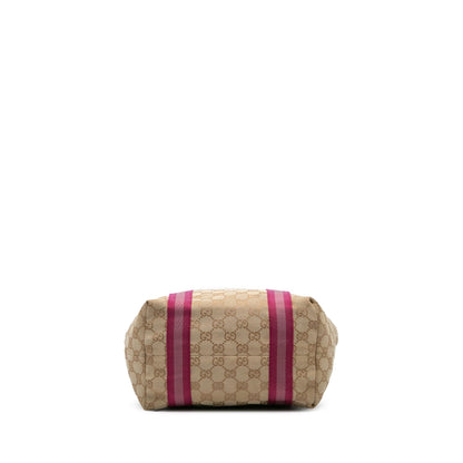 Gucci GG Canvas Web Jolicoeur Tote