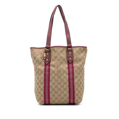 Gucci GG Canvas Web Jolicoeur Tote