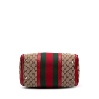 Gucci GG Canvas Web Joy Boston Bag