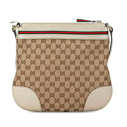 Gucci GG Canvas Web Mayfair Crossbody (SHG-Z9RL30)