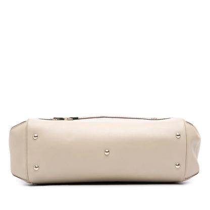 Gucci GG Canvas Web Mayfair Satchel