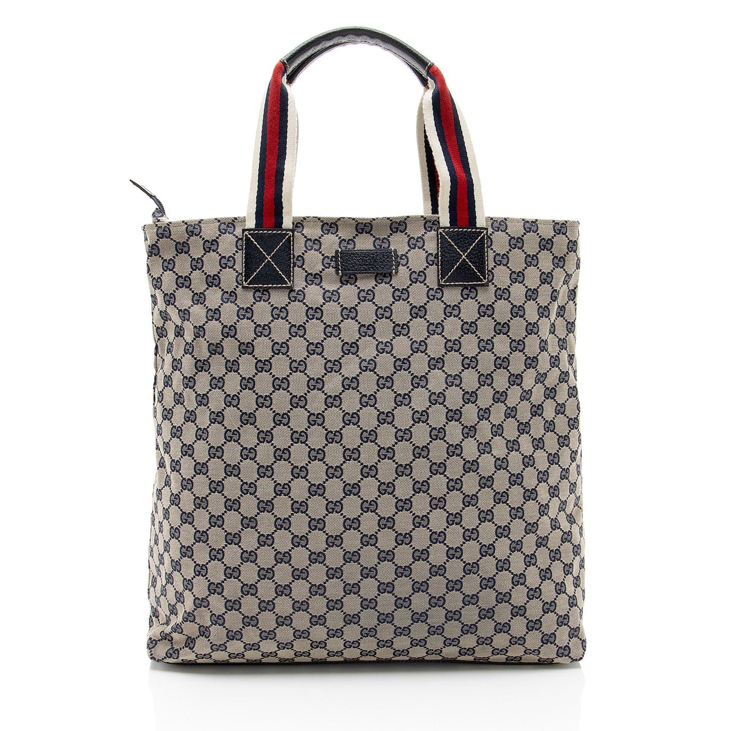 Gucci GG Canvas Web N/S Large Tote