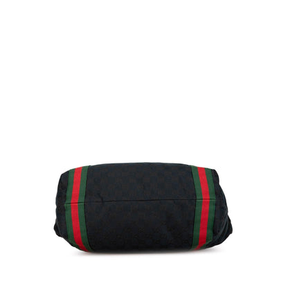 Gucci GG Canvas Web Tote (SHG-FT3n4A)