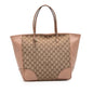 Gucci GG Canvas and Leather Bree Tote