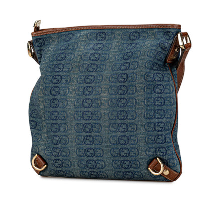 Gucci GG Denim Abbey D-Ring Crossbody Bag