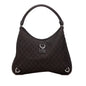 Gucci GG Denim Abbey D Ring Shoulder Bag