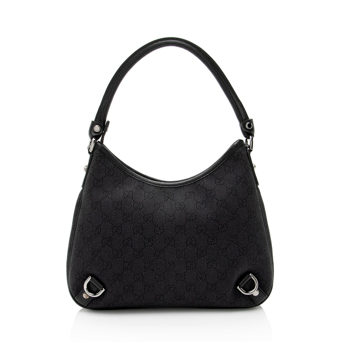 Gucci GG Denim Abbey Small Hobo