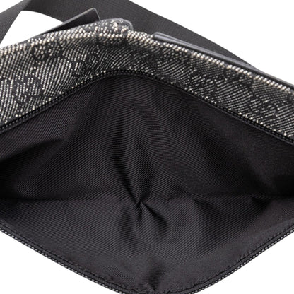 Gucci GG Denim Double Pocket Belt Bag