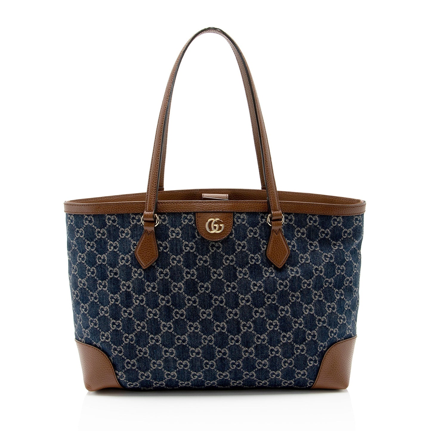 Gucci GG Denim Ophidia Medium Tote (SHF-YdRSNY)