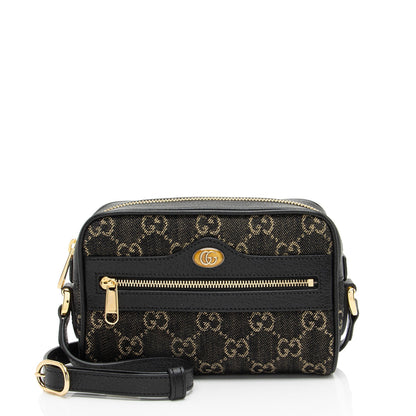 Gucci GG Denim Ophidia Mini Shoulder Bag