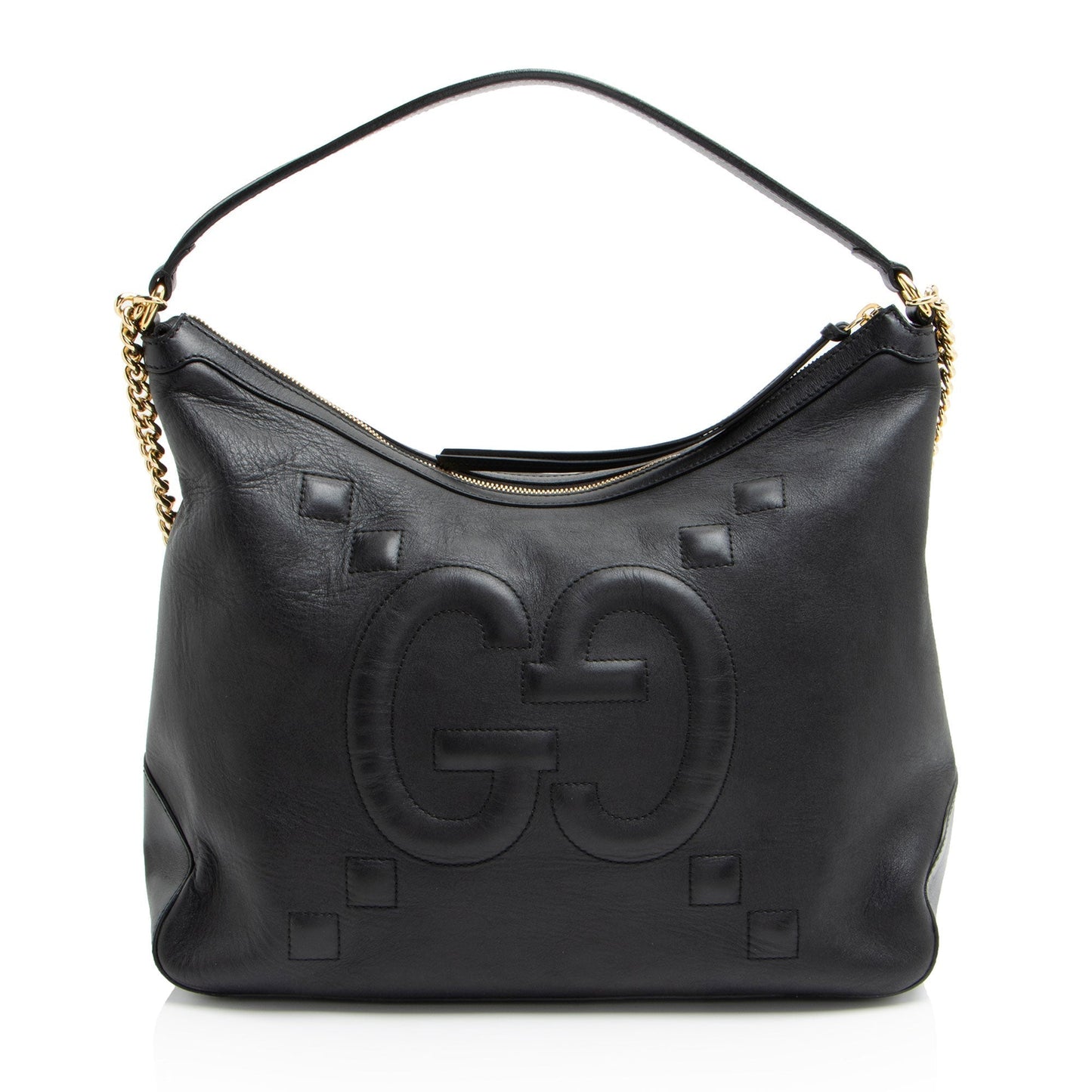 Gucci Jumbo GG Embossed Calfskin Apollo Large Shoulder Bag