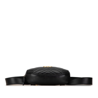 Gucci GG Marmont Leather Matelasse Belt Bag
