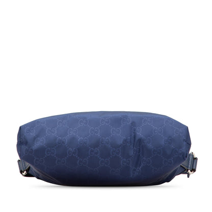 Gucci GG Nylon Flat Messenger Bag