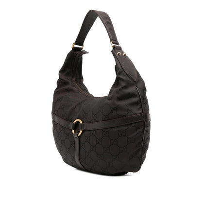 Gucci GG Nylon Reins Hobo Bag