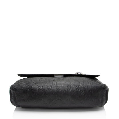Gucci GG Rubber Effect Web Medium Messenger