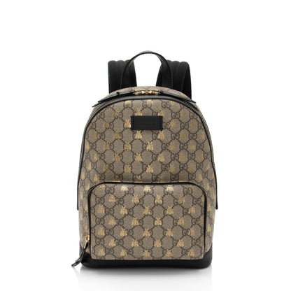 Gucci GG Supreme Bees Small Backpack - FINAL