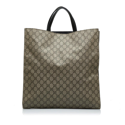 Gucci GG Supreme Convertible Soft Tote (SHG-W3x4zT)