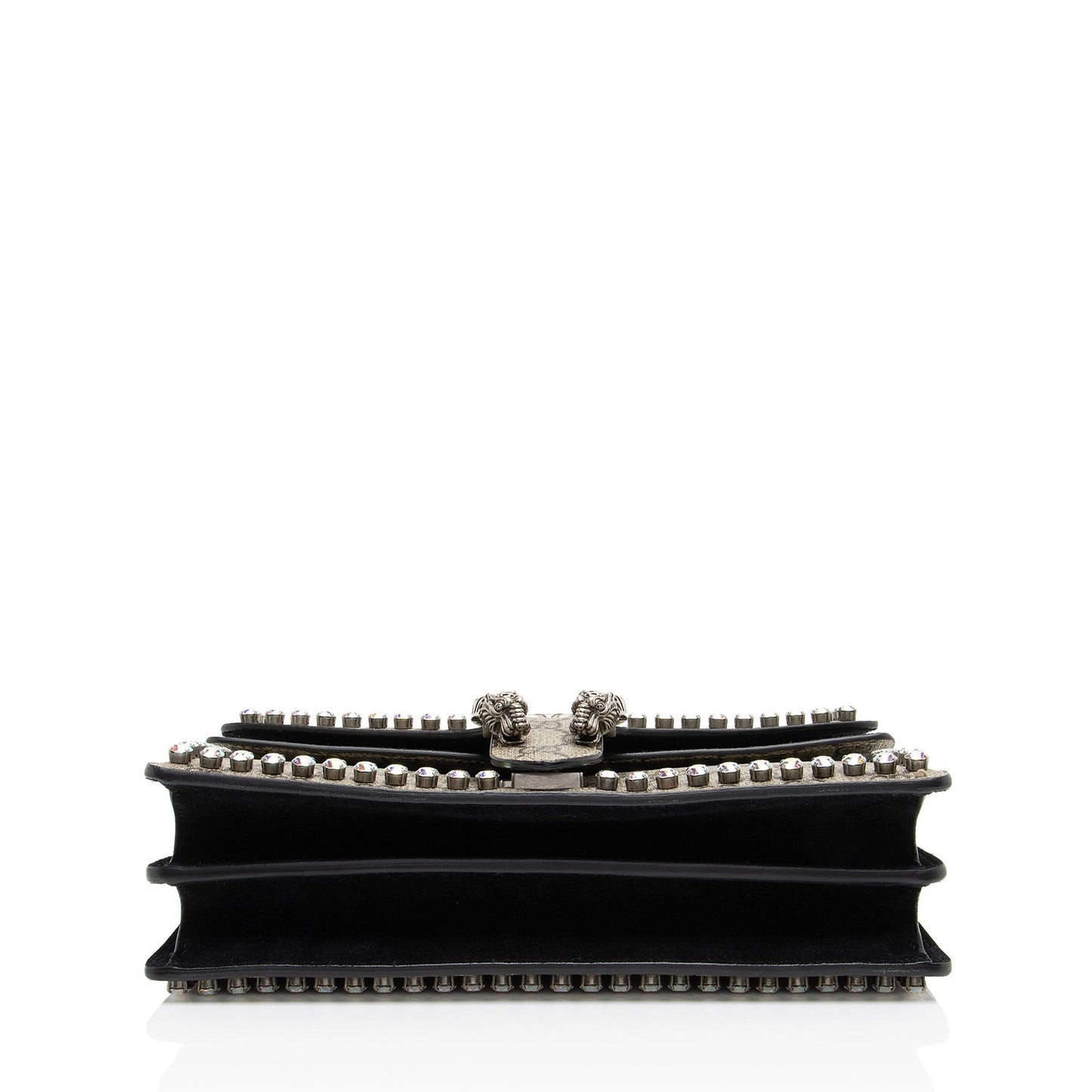 Gucci GG Supreme Crystal Studded Dionysus Medium Shoulder Bag