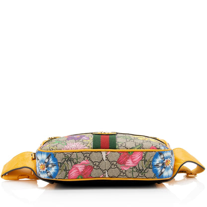 Gucci GG Supreme Flora Ophidia Medium Belt Bag (SHF-MQx9zI)