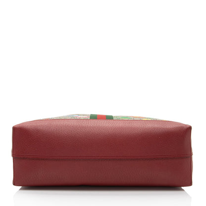 Gucci GG Supreme Flora Ophidia Medium Tote (SHF-nE6t7Y)