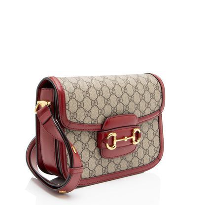 Gucci GG Supreme Horsebit 1955 Medium Shoulder Bag