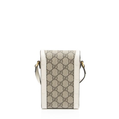 Gucci GG Supreme Horsebit 1955 Vertical Mini Shoulder Bag