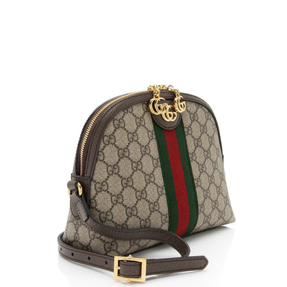 Gucci GG Supreme Ophidia Dome Small Shoulder Bag (SHF-uygPiy)