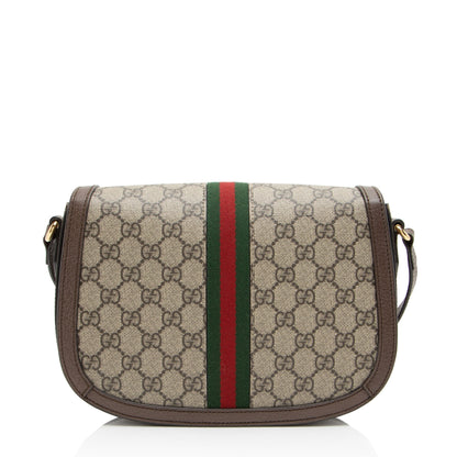 Gucci GG Supreme Ophidia Flap Messenger Bag
