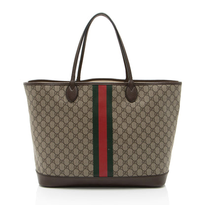 Gucci GG Supreme Ophidia Large Tote (SHF-bJk8DH)
