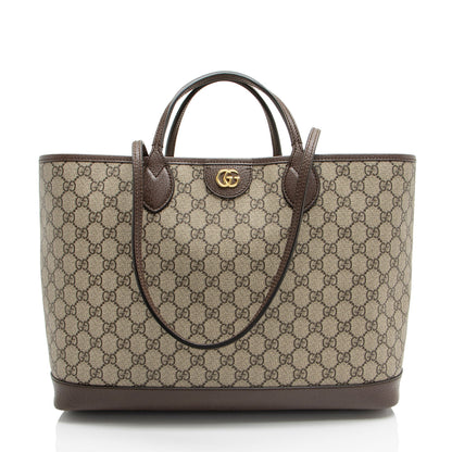 Gucci GG Supreme Ophidia E/W Medium Tote